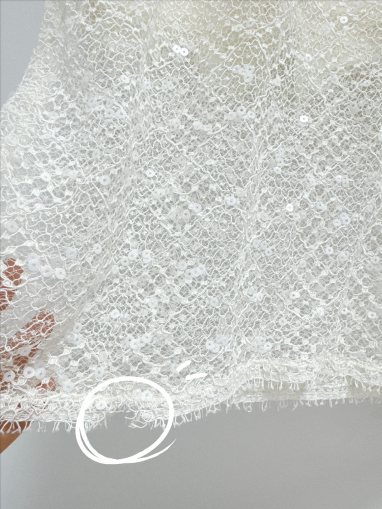 타임 아이보리 레이스 시퀸 스커트 이미지