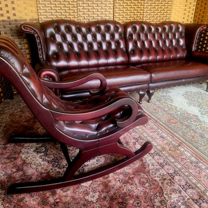 *소파맨*체스터필드디자인*엔틱소파*흔들체어 이미지
