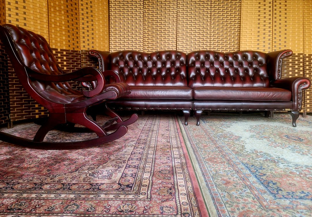 *소파맨*체스터필드디자인*엔틱소파*흔들체어 이미지