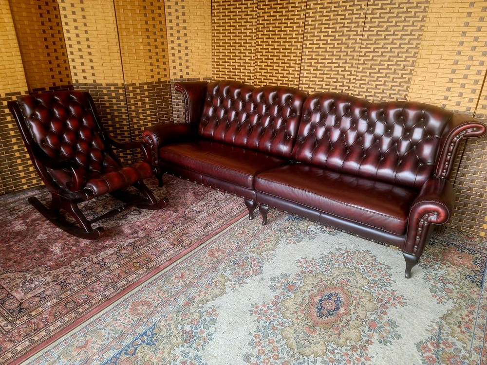 *소파맨*체스터필드디자인*엔틱소파*흔들체어 이미지
