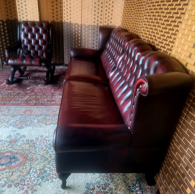 *소파맨*체스터필드디자인*엔틱소파*흔들체어 이미지
