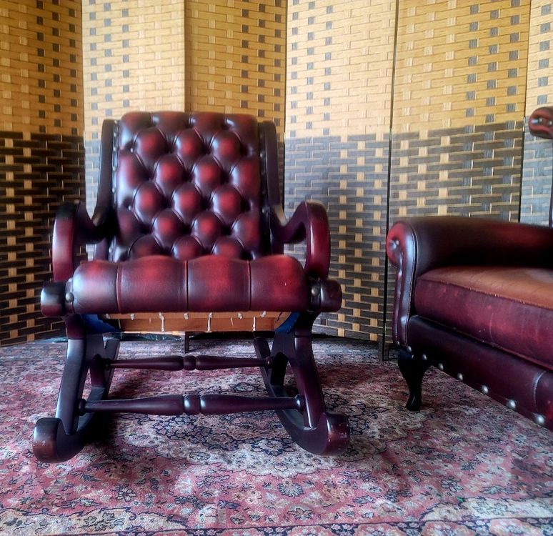 *소파맨*체스터필드디자인*엔틱소파*흔들체어 이미지