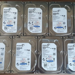 시게이트 하드디스크 3TB (대부분 실사용 100~200시간대 제품들) 이미지