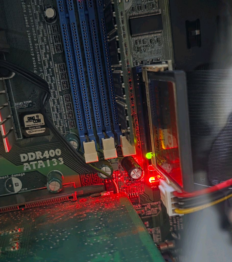 옛날컴퓨터 샐러론 윈도우98시스템 ,산업용,고전게임용 CF메모리 적용 이미지