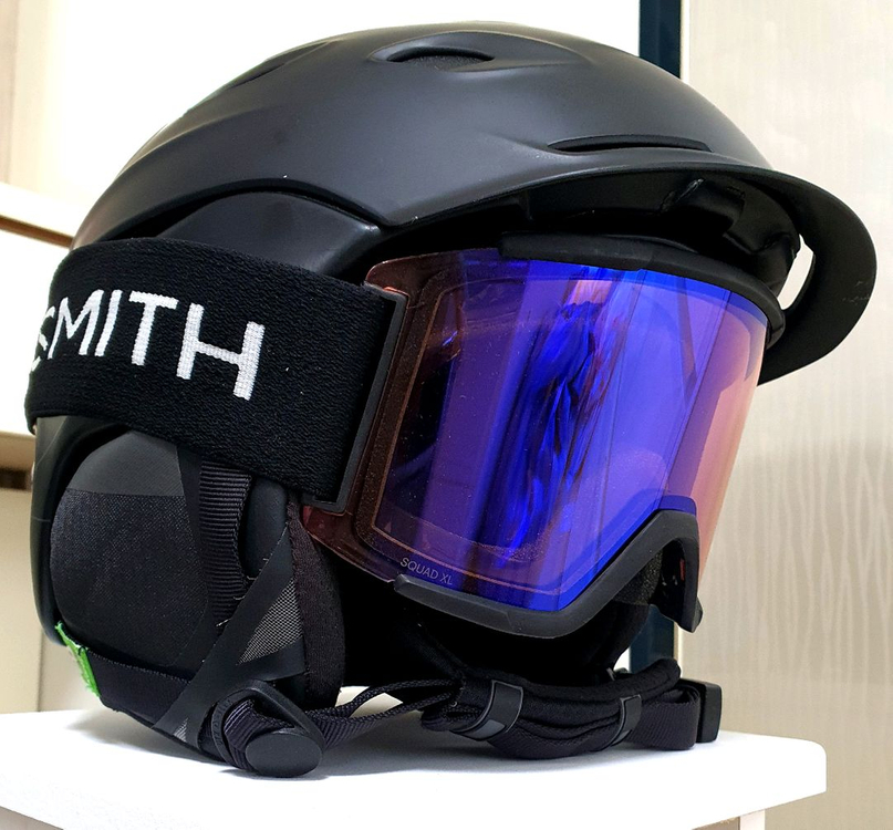 스미스 벤티지 헬맷L, 스쿼드 XL고글 이미지