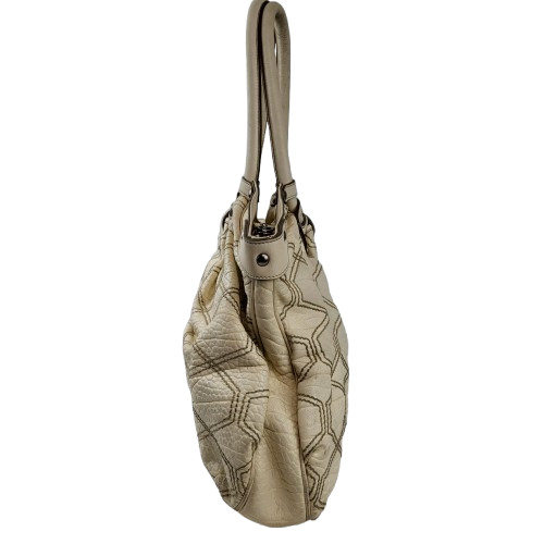 정품 페라가모 간치니 페블가죽 스티치 숄더백 이미지