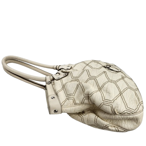 정품 페라가모 간치니 페블가죽 스티치 숄더백 이미지