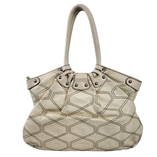 정품 페라가모 간치니 페블가죽 스티치 숄더백 이미지