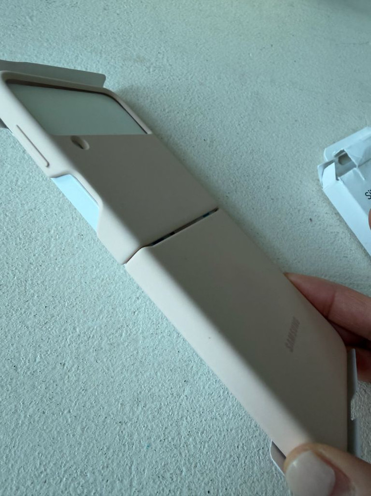 갤럭시 z플립 4 케이스 실리콘링 삼성정품 이미지