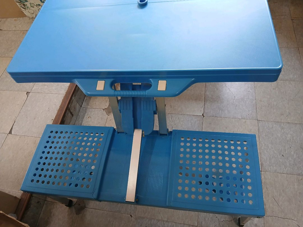 야외용 접이식 탁자 의자세트 4~6인용 이미지