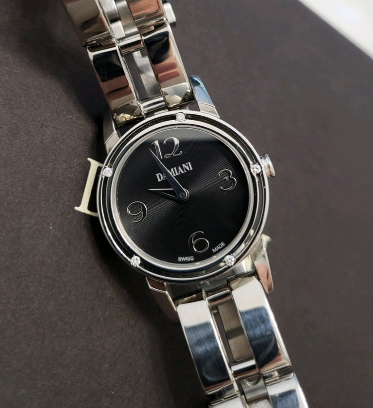 다미아니 디사이드 다이아몬드 여성 워치 D-SIDE 가죽 시계 여자 팔찌 이미지
