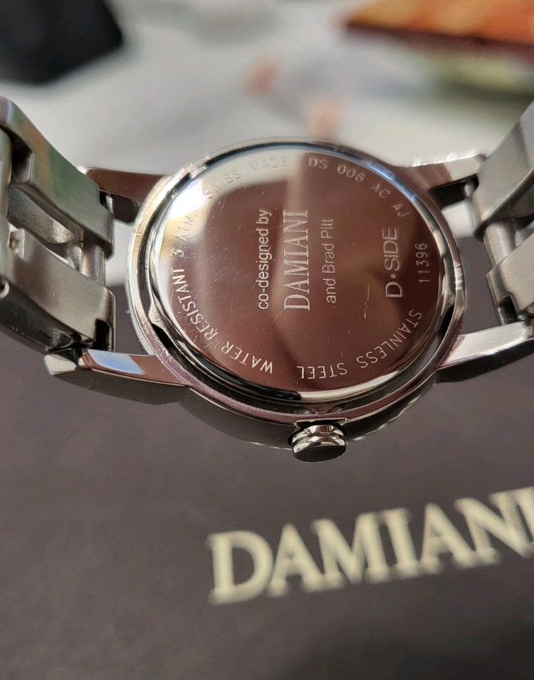 다미아니 디사이드 다이아몬드 여성 워치 D-SIDE 가죽 시계 여자 팔찌 이미지