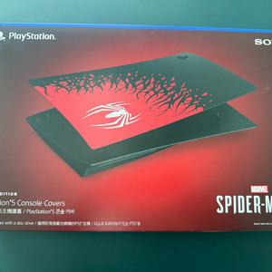 플레이스테이션5(PS5) 스파이더맨 콘솔 커버 디스크버전 미개봉 판매 이미지
