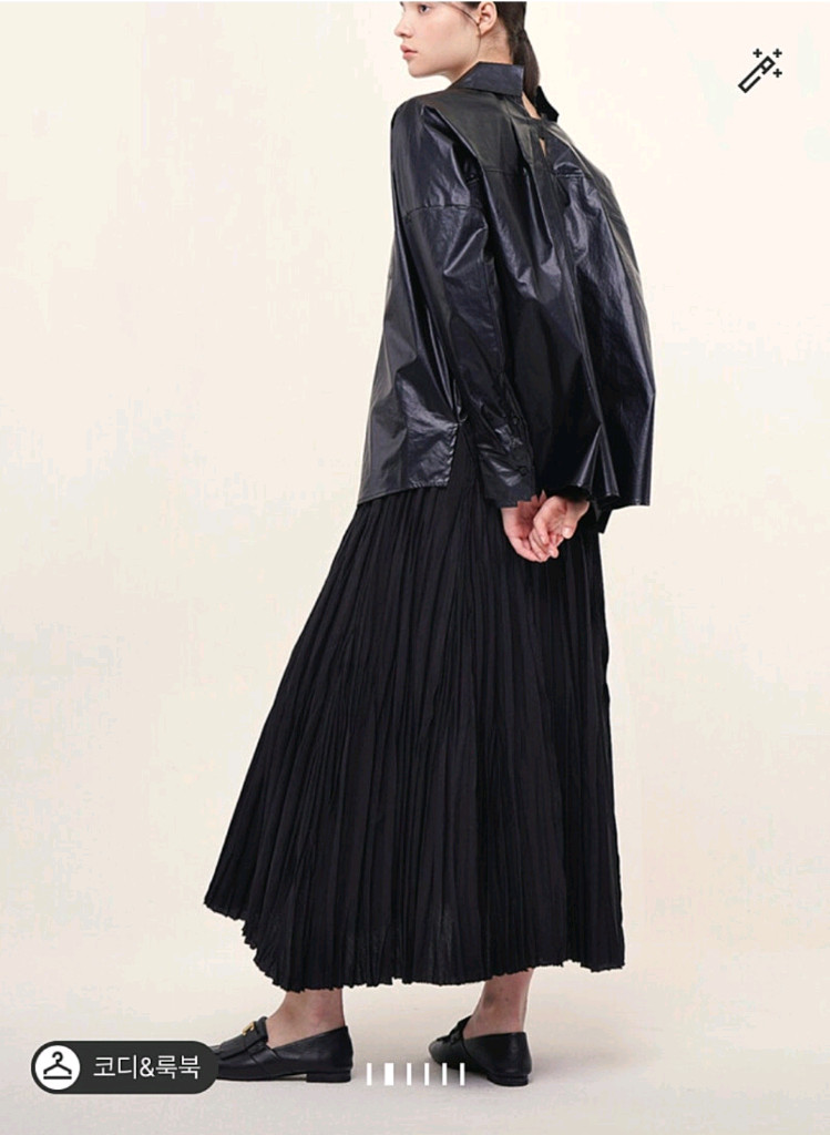 타임 플리츠 스커트 55 랑방 마인 더캐시미어 시스템 오브제 sjsj 이미지