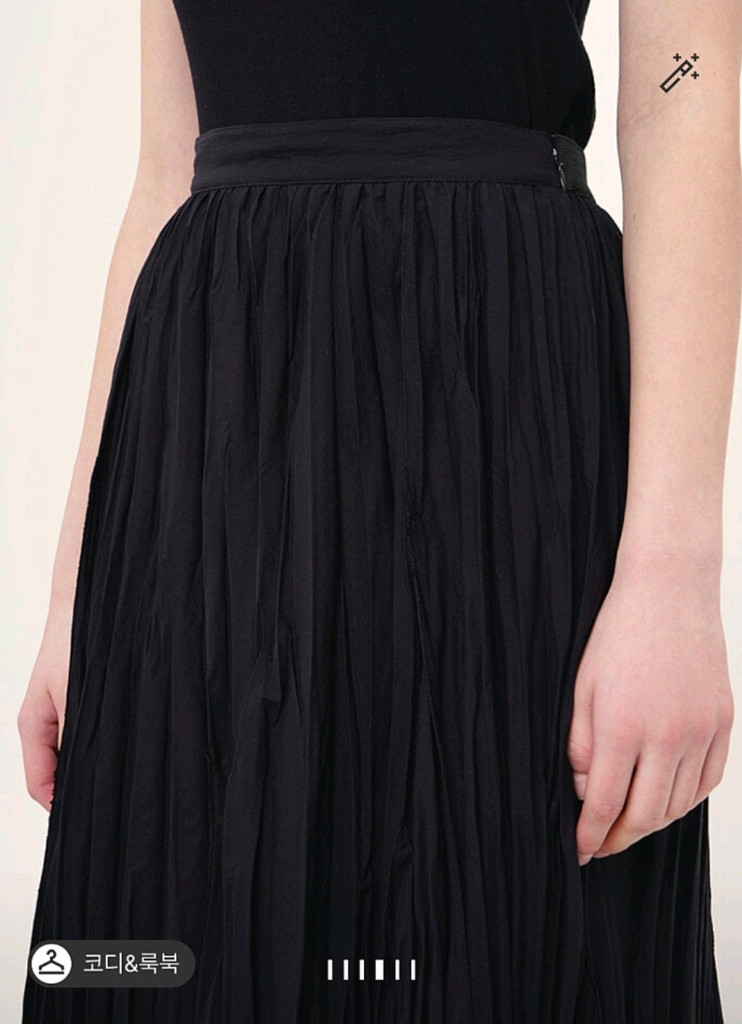 타임 플리츠 스커트 55 랑방 마인 더캐시미어 시스템 오브제 sjsj 이미지