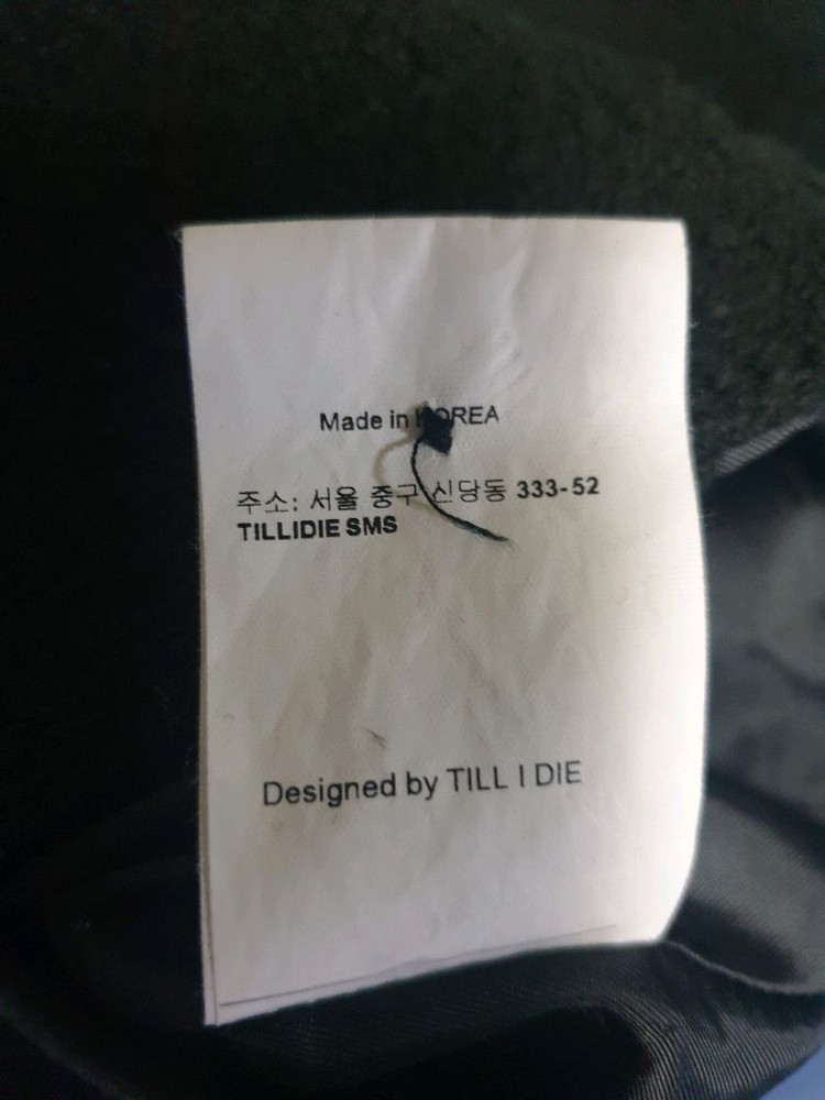 (24ss) 틸아이다이 카라리스 진주버튼 트위드 반팔자켓 블랙 (S 이미지