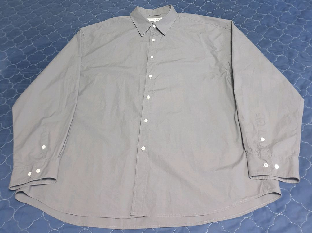 유니온블루 런드리 페이퍼 긴팔셔츠 차콜 (XXL) 이미지