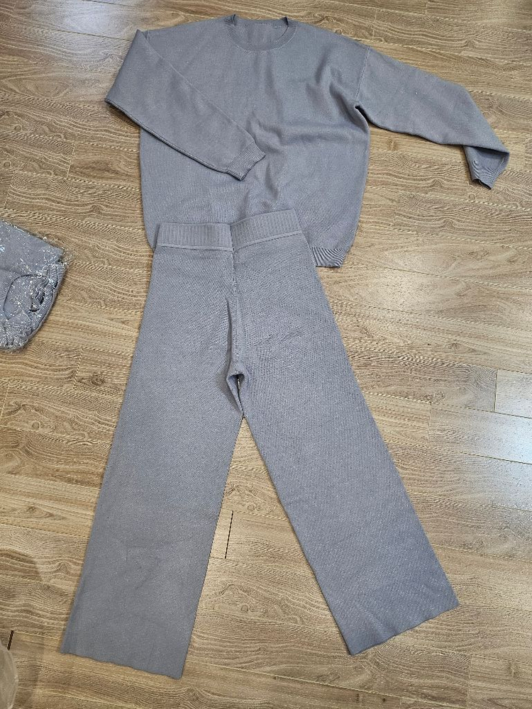 르꼬르망 연보라 니트셋업 프리사이즈 이미지