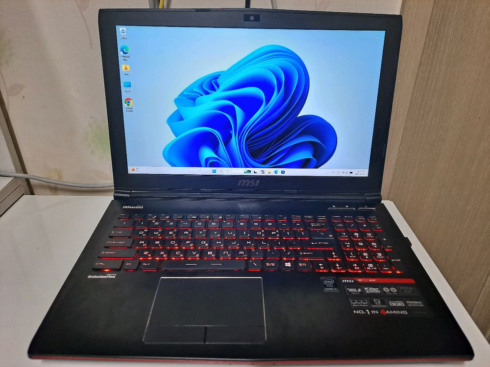 게이밍 노트북 부품용 (msi ge62 작동됨) 이미지