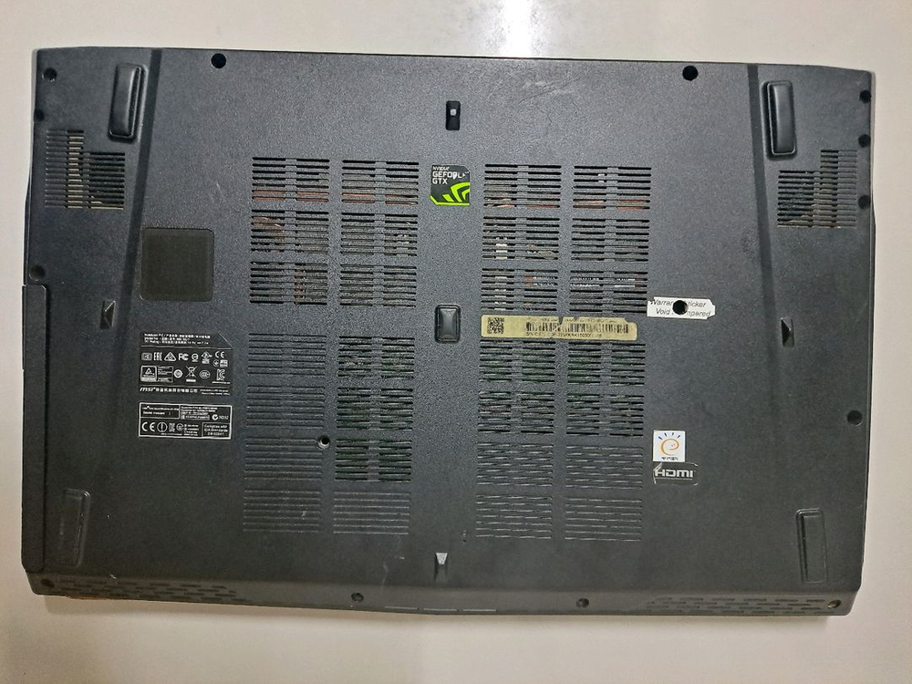 게이밍 노트북 부품용 (msi ge62 작동됨) 이미지
