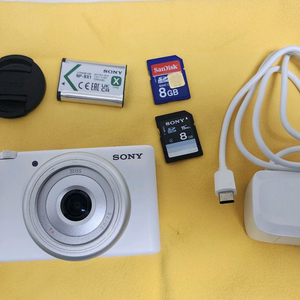 소니 ZV-1F 카메라ㅡ화이트 이미지