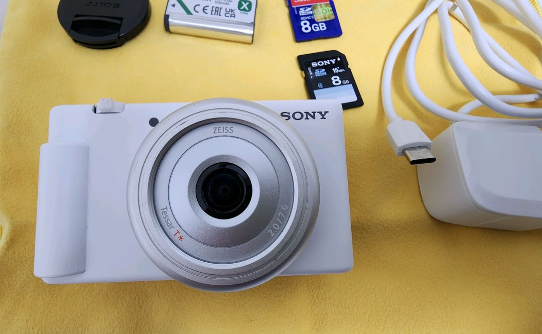 소니 ZV-1F 카메라ㅡ화이트 이미지