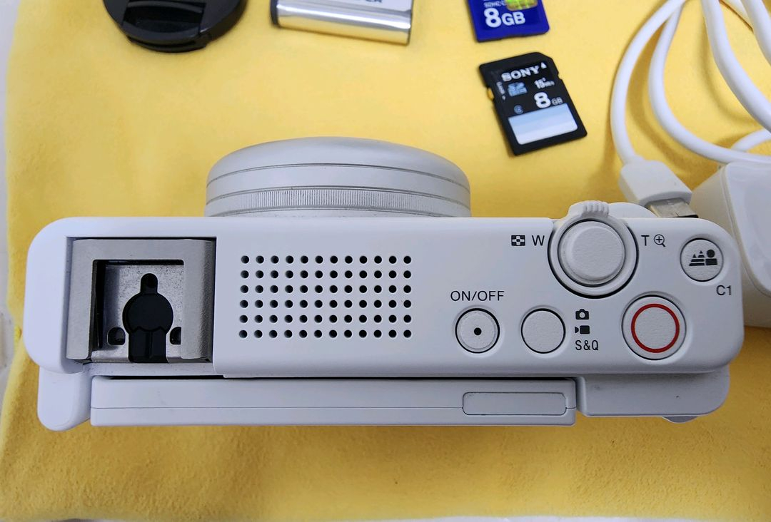 소니 ZV-1F 카메라ㅡ화이트 이미지