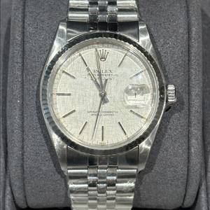 롤렉스 데이트저스트 36 스틸 실버 보카시 바 이미지