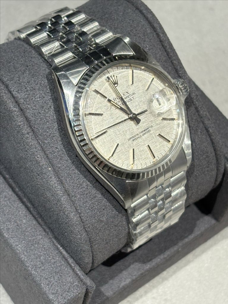 롤렉스 데이트저스트 36 스틸 실버 보카시 바 이미지