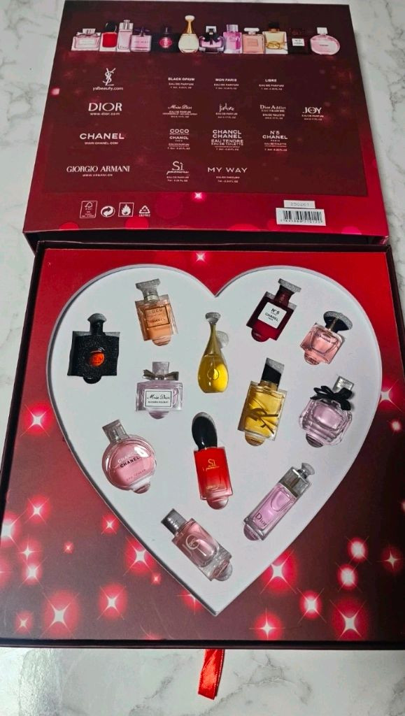 (한정판) 선물용 여성 명품향수 미니어처 12종 세트 미개봉 새상품 이미지