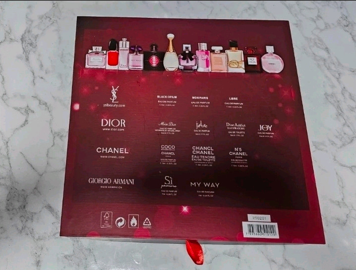 (한정판) 선물용 여성 명품향수 미니어처 12종 세트 미개봉 새상품 이미지