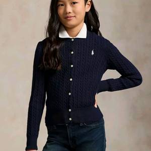 (텍달린 새상품) 폴로 랄프로렌 걸즈 케이블가디건 이미지