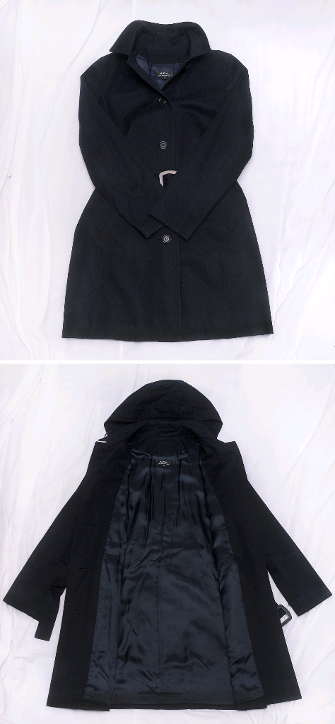 아페쎄 (A.P.C) 후디드 코튼 프렌치 코트자켓 (XS / 85-90) 이미지