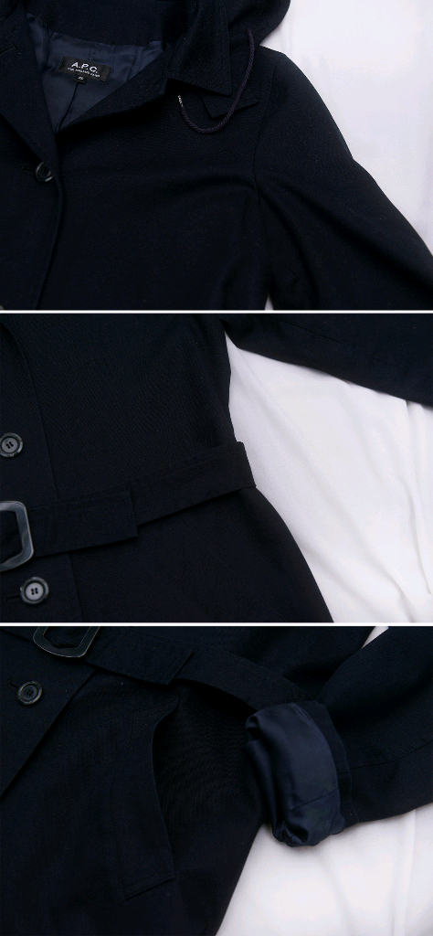 아페쎄 (A.P.C) 후디드 코튼 프렌치 코트자켓 (XS / 85-90) 이미지