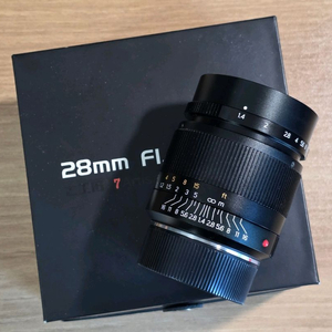 7artisans 28mm 1.4 (7장인 28.4 블랙) 박스셋 제품 이미지