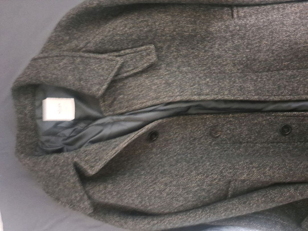 벨리에 맥시 멜톤 울 발마칸 블랙브라운 m사이즈 1회 시착 이미지