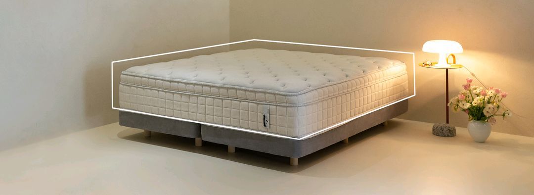 LK사이즈(1700x2000) 우목수공방 프레임, 커넥티 드 블랭크 매트리스 이미지