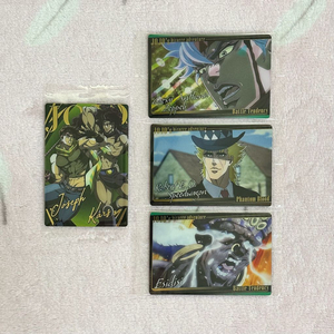 죠죠 2부 죠셉 죠스타 카즈 시저 체펠리 스피드왜건 에시디시 웨하스 카드 이미지