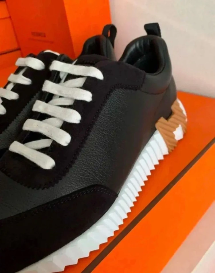 [새상품] 에르메스 바운싱 레더 블랙, 바운싱 가죽 누아 37 이미지