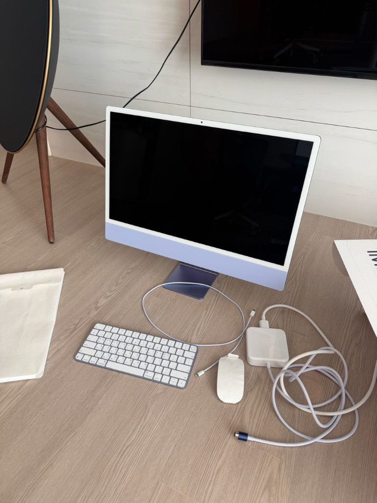 아이맥 24인치 M3 8GB 256GB 애플케어 26/09까지 이미지