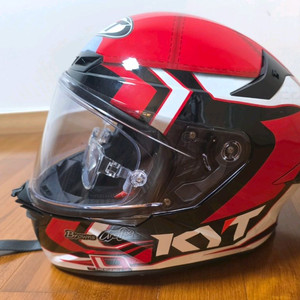 KYT 헬멧+썬바이저 오토바이 헬멧 L사이즈 안경미포함.파우치. 이미지