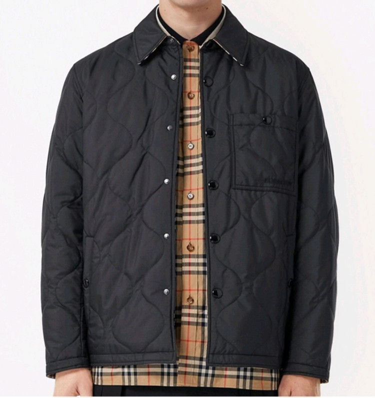 버버리 리버시블 체온조절 퀼팅 자켓 8049139 새상품급 이미지