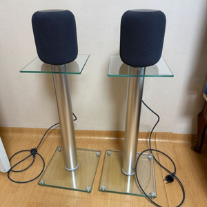 [부산직거래만] 애플 홈팟1세대 2개, 스탠드포함 이미지