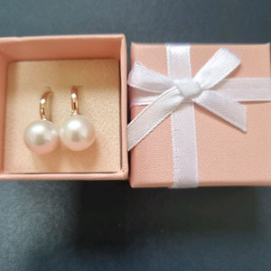 14k 핑크 진주귀걸이 이미지