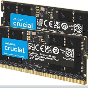 크루셜 DDR5 64GB(32GB x 2) 노트북 램 정리 이미지