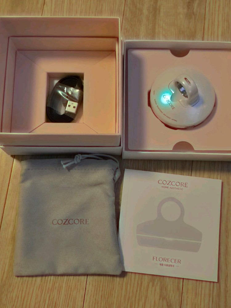 코즈코어 플로레세로 온열+갈바닉 얼굴&바디 탄력케어 미용기기 이미지