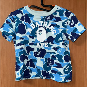 베이프 ABC우먼 블루카모 반팔 티셔츠 이미지