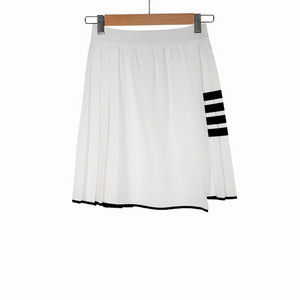 [36] 톰브라운 4바 플리츠 미니 스커트 치마 화이트 이미지