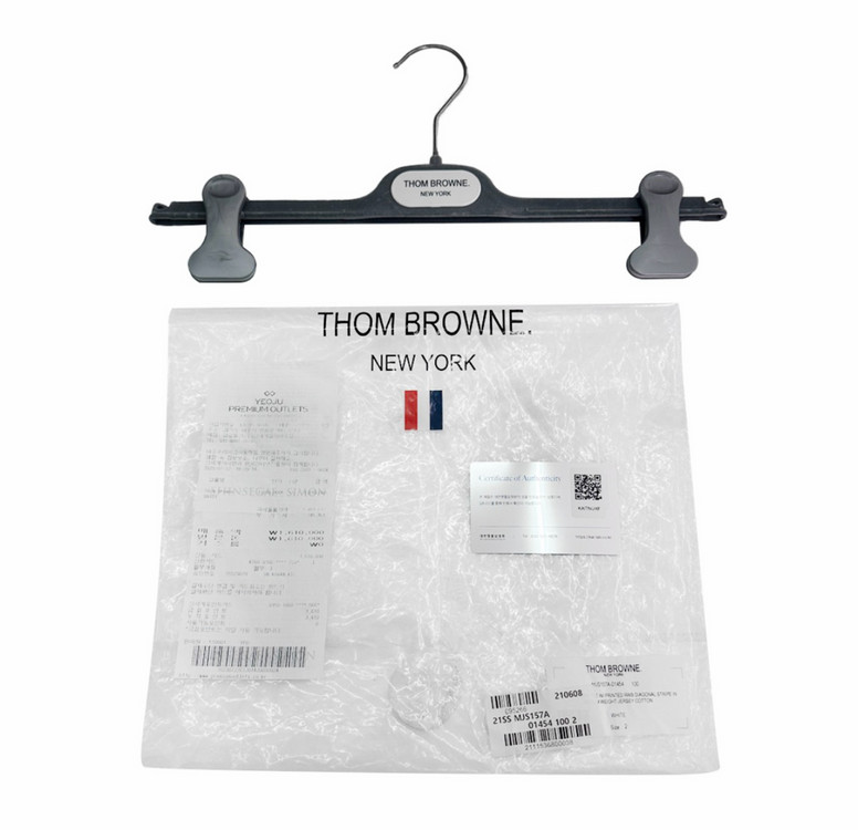 [36] 톰브라운 4바 플리츠 미니 스커트 치마 화이트 이미지