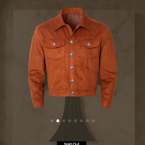 라피나토 스웨이드 자켓 52사이즈 이미지